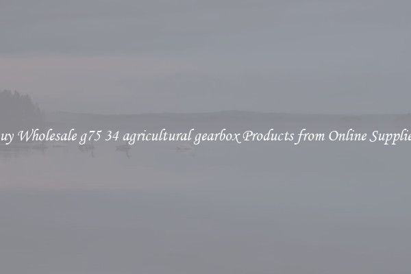 Buy Wholesale g75 34 agricultural gearbox Products from Online Suppliers