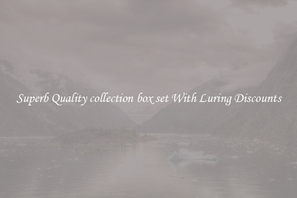 Superb Quality collection box set With Luring Discounts