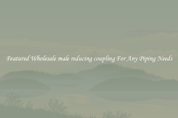 Featured Wholesale male reducing coupling For Any Piping Needs